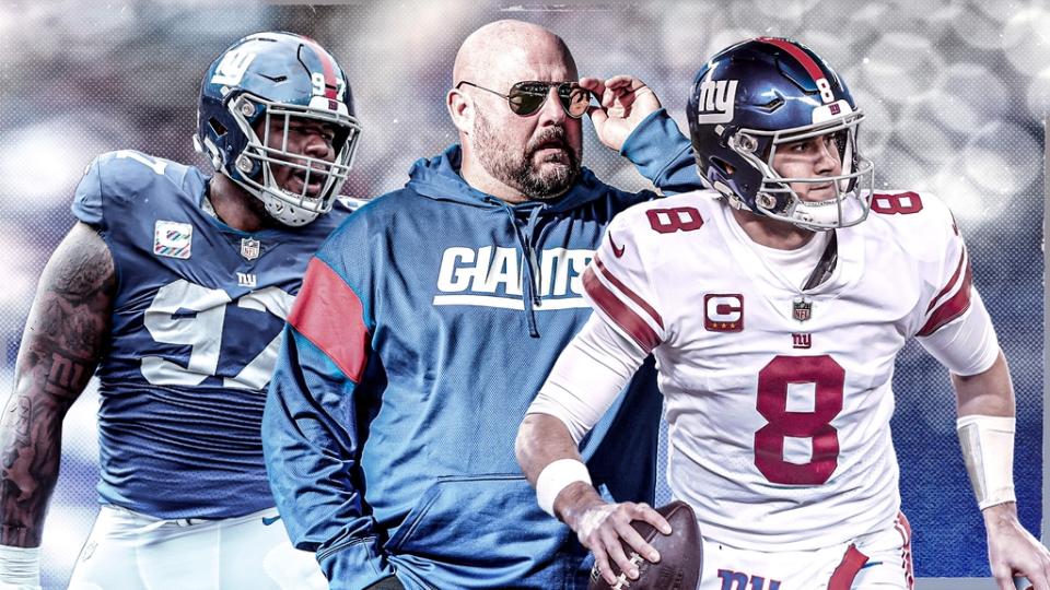 Dexter Lawrence, Brian Daboll, Daniel Jones