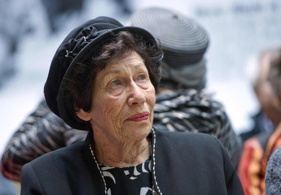 Hannah Goslar était une survivante de l'Holocauste et une amie d'enfance d'Anne Frank (ANP/AFP via Getty Images)