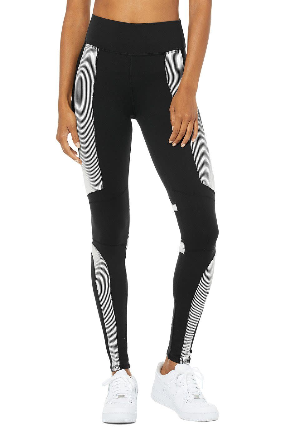 12) High-Waist Electric Legging - Black