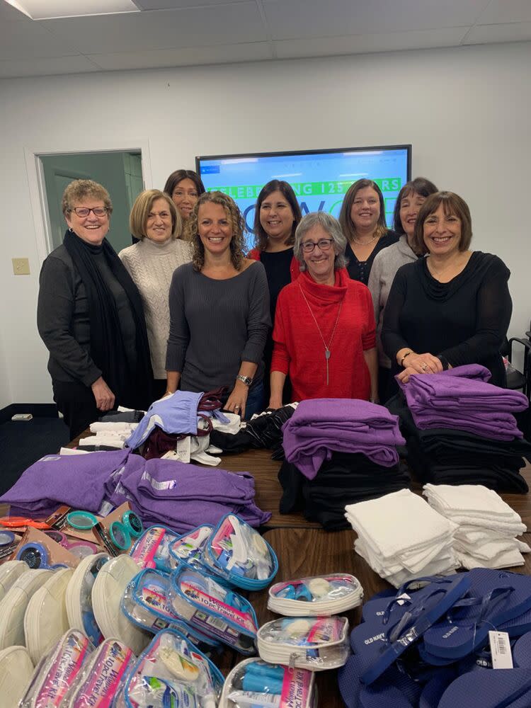 Volunteers putting together TLC kits | National Council of Jewish Women/Cleveland