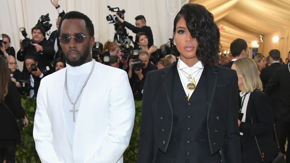 Sean "Diddy" Combs and Cassie at the Met Gala on May 7, 2018 in New York City. - Neilson Barnard/Getty Images