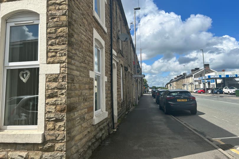 Many of the properties in Blackburn Road are showing signs of bowing