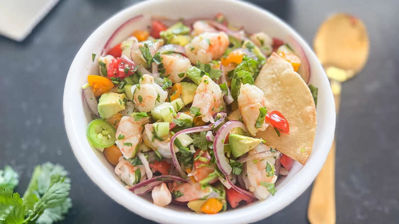 Quick And Easy Shrimp Ceviche