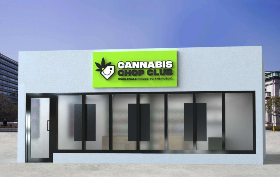 Last month, High Tide unveiled a new retail concept focused on “value-sensitive” pot shoppers called “Cannabis Chop Shop,” complete with the tagline “wholesale prices to the public.” (PROVIDED)