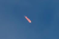 The Soyuz MS-20 spacecraft carrying the International Space Station (ISS) crew blasts off at the Baikonur Cosmodrome