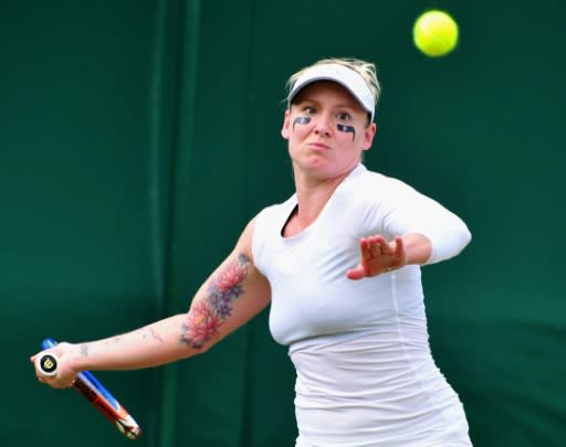 Mattek-Sands was dubbed the 'Lady Gaga of tennis' after wearing a striking jacket at Wimbledon in 2011, although her playing gear was more traditional