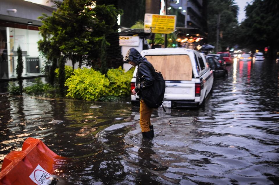 FOTOS: Caos en CDMX por intensas lluvias