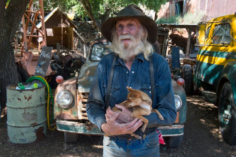 Don Robertson at The Gold King Mine and Ghost Town in 2019.