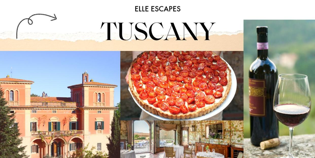 wine, villas, pizza in tuscany