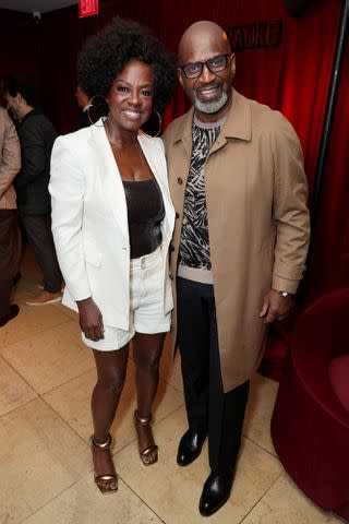 <p>Randy Shropshire/Getty</p> Viola Davis and Julius Tennon