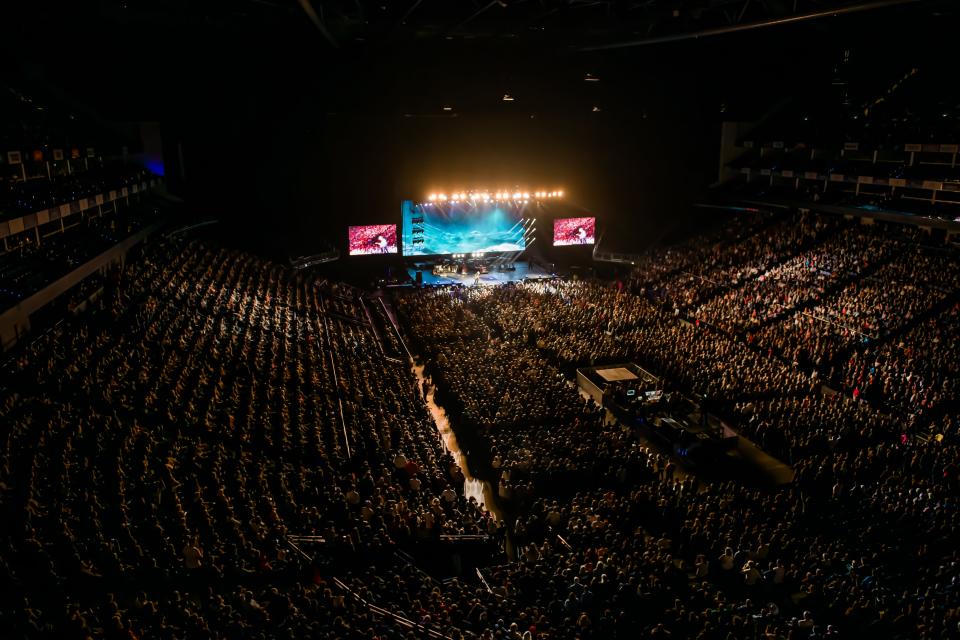 Brad Paisley performed for more than 11,000 people in London's 02 Arena in October, 2019.