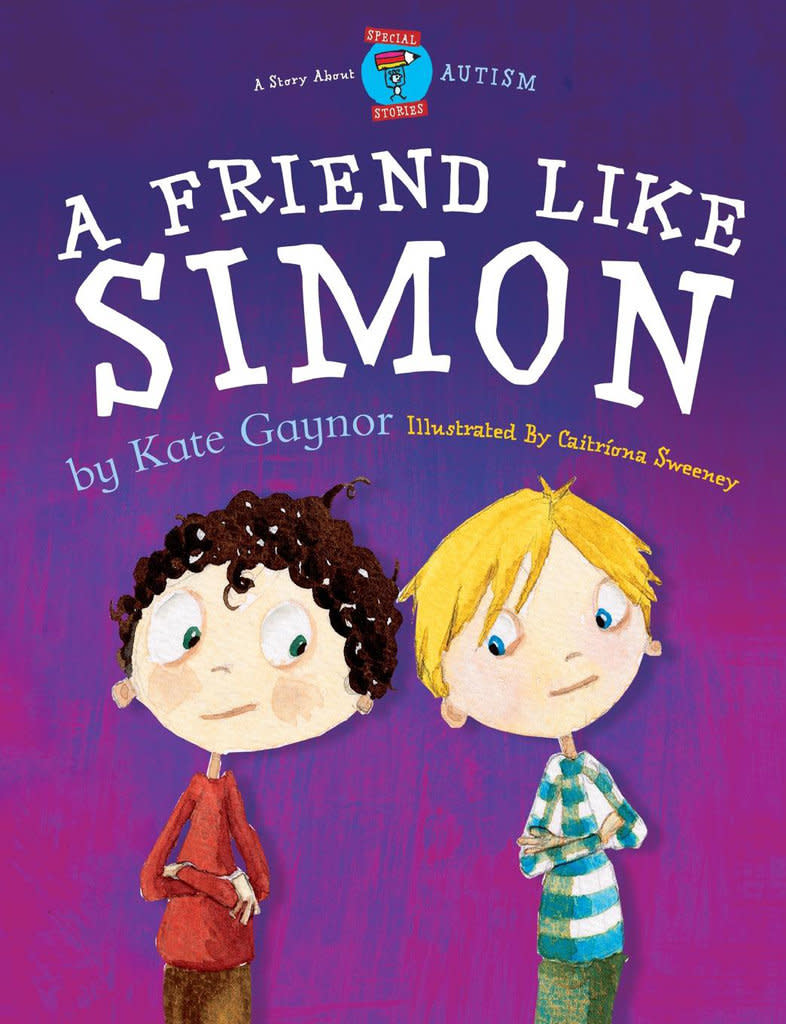 This book details the friendship between a child with autism and his neurotypical classmate.<br />(Written by Kate Gaynor. Illustrated by Caitriona Sweeney.)