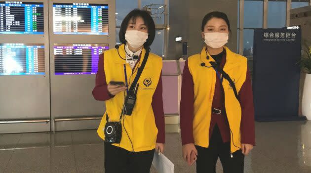 Chinese airport workers