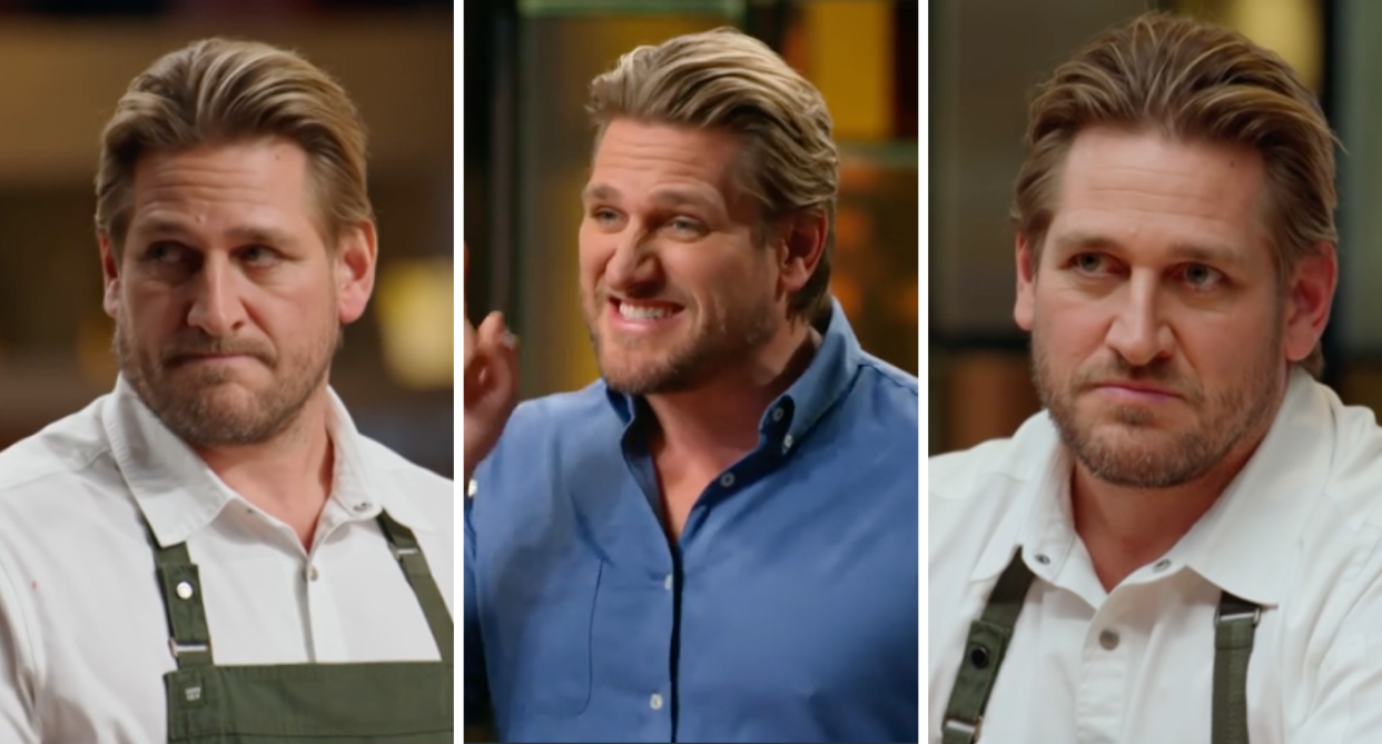 Curtis Stone raised some eyebrows as he seemed 'cranky' on MasterChef. Credit: Channel Ten 