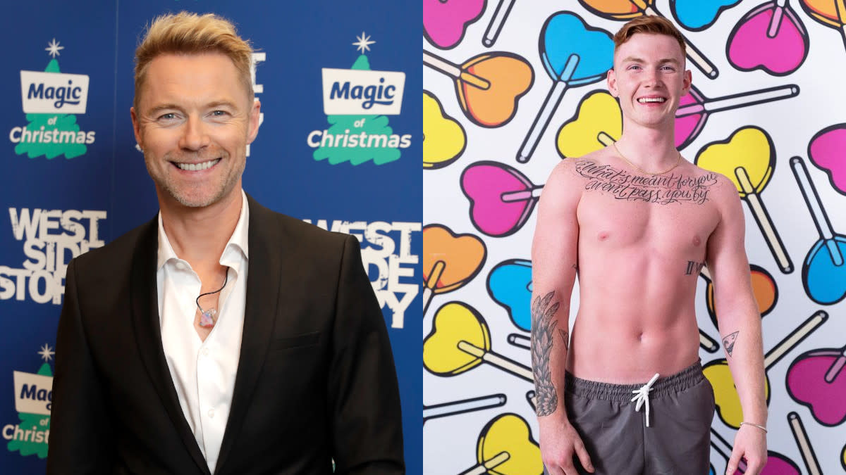 Ronan Keating's son Jack Keating is entering Love Island as part of Casa Amor. (Getty/Bauer Media/ITV)