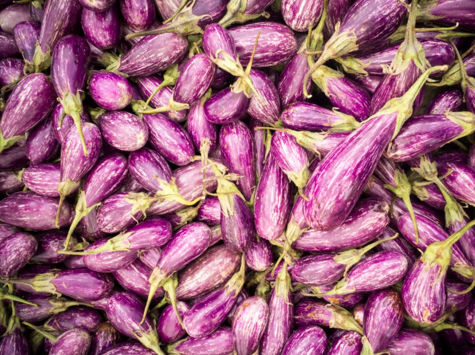 One of Britain’s least favourite vegetables is the aubergine (PA)