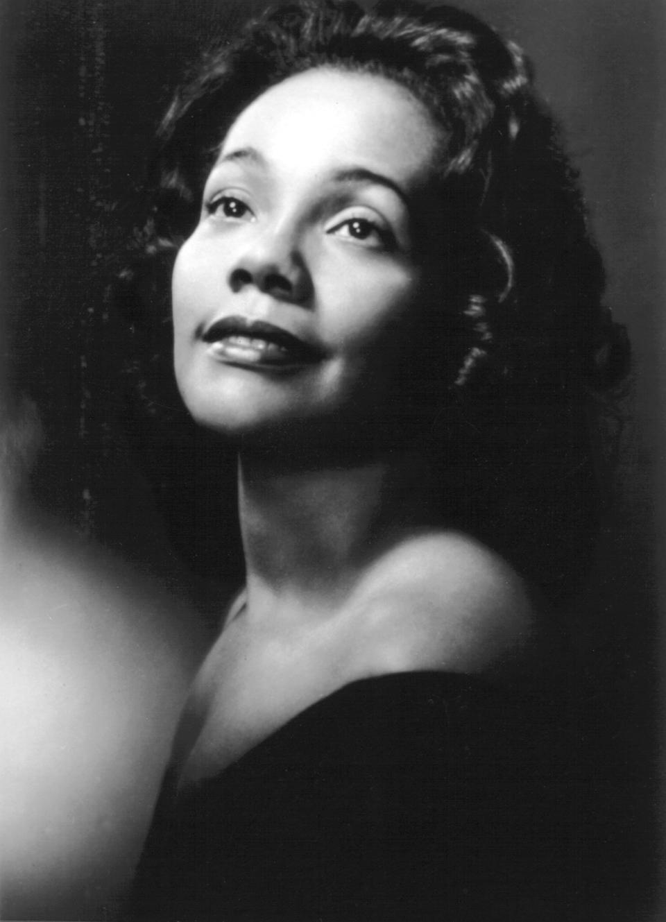 Coretta Scott King, Martin Luther King's wife, 20th century, United States, New York, Schomburg Center. (Photo by Photo12/UIG/Getty Images)