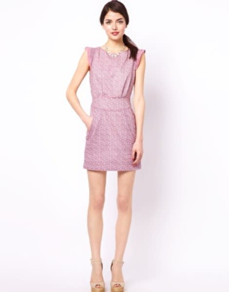 You'll be pretty in pink with this feminine frock.