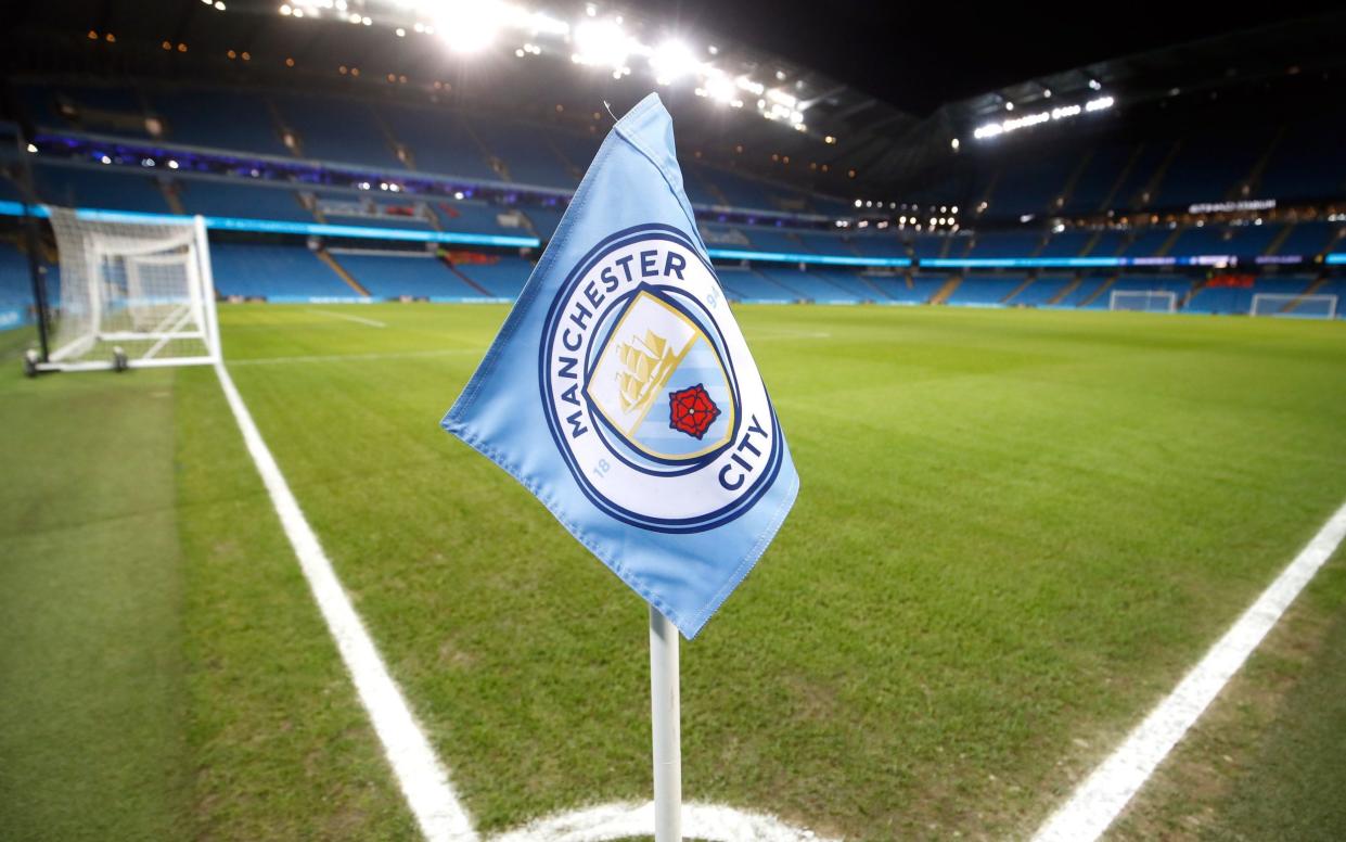 File photo dated 09-01-2019 of General view of the pitch at the Etihad Stadium, Manchester. PRESS ASSOCIATION Photo. Issue date: Tuesday May 14, 2019. Manchester City are “fully co-operating in good faith” with an ongoing investigation by UEFA’s club financial control body, the Premier League champions have announce