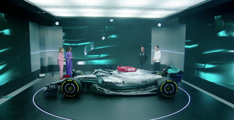 Mercedes unveil new car for 2022 season (Mercedes)