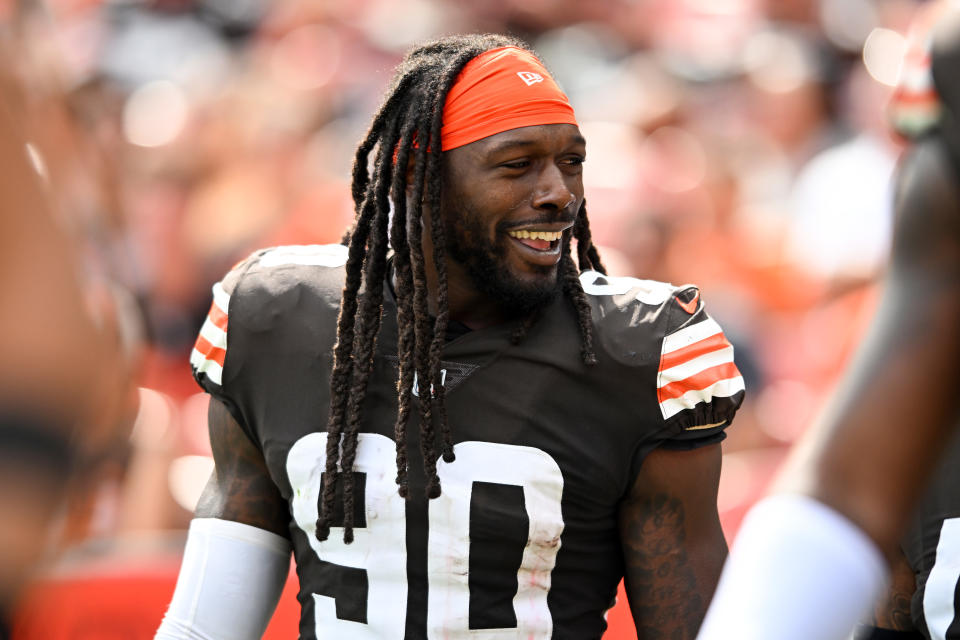 Jadeveon Clowney will reportedly join the Ravens in 2023. (Photo by Nick Cammett/Diamond Images via Getty Images)