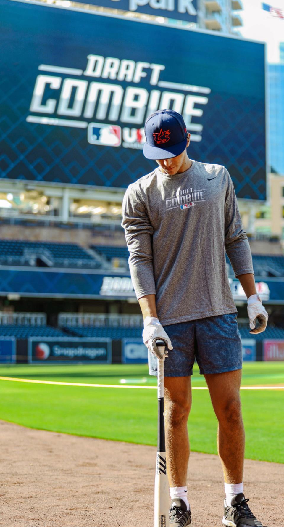 Marek Houston was the only area high school player selected to participate in the MLB Prospect Camp on June 14-17 at Petco Field in San Diego. COURTESY PHOTO