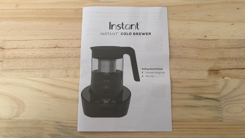 Instant Cold Brewer Coffee and Iced Tea Maker