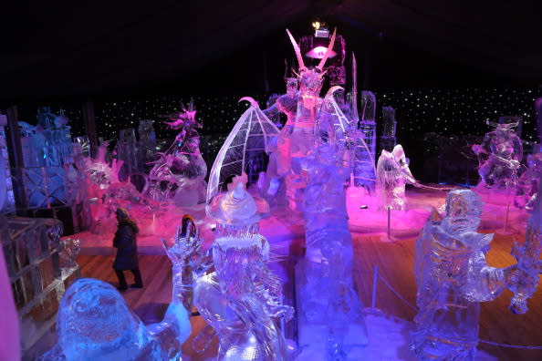 Snow & Ice Sculpture Festival in Brugge