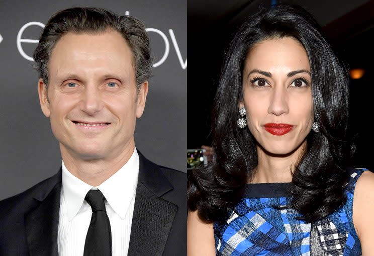 Tony Goldwyn and Huma Abedin