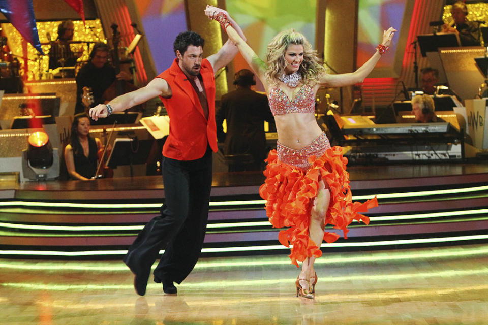 Maksim Chmerkovskiy and Erin Andrews on "Dancing with the Stars."