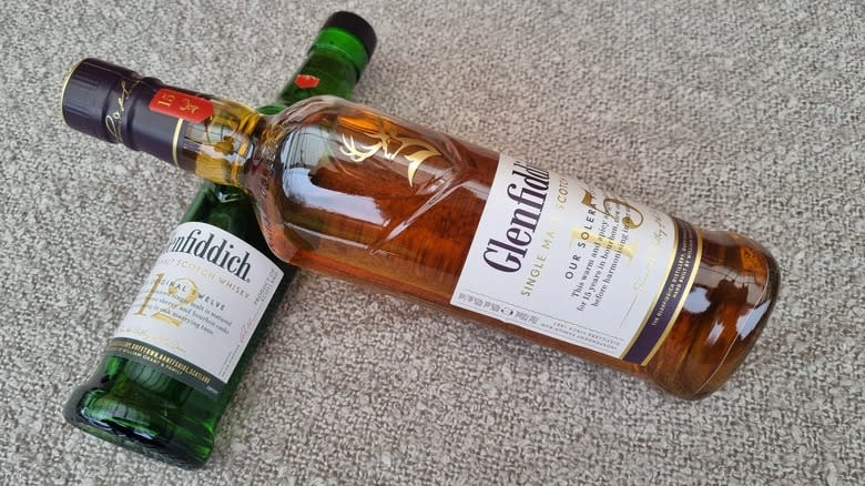 Glenfiddich 12 and 15-year bottles