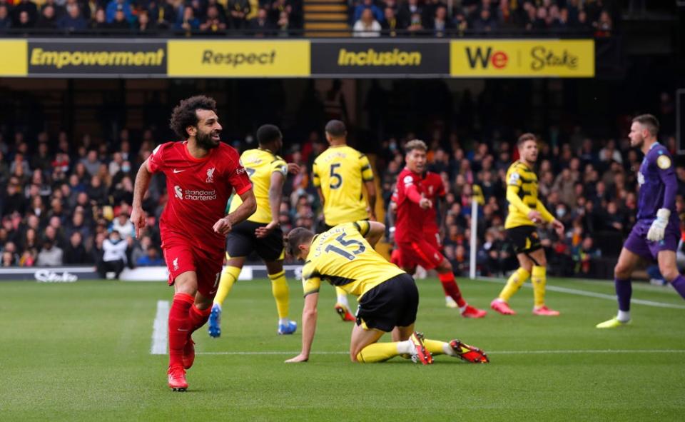 The Egyptian produced a stunning effort for Liverpool’s fourth goal  (Action)