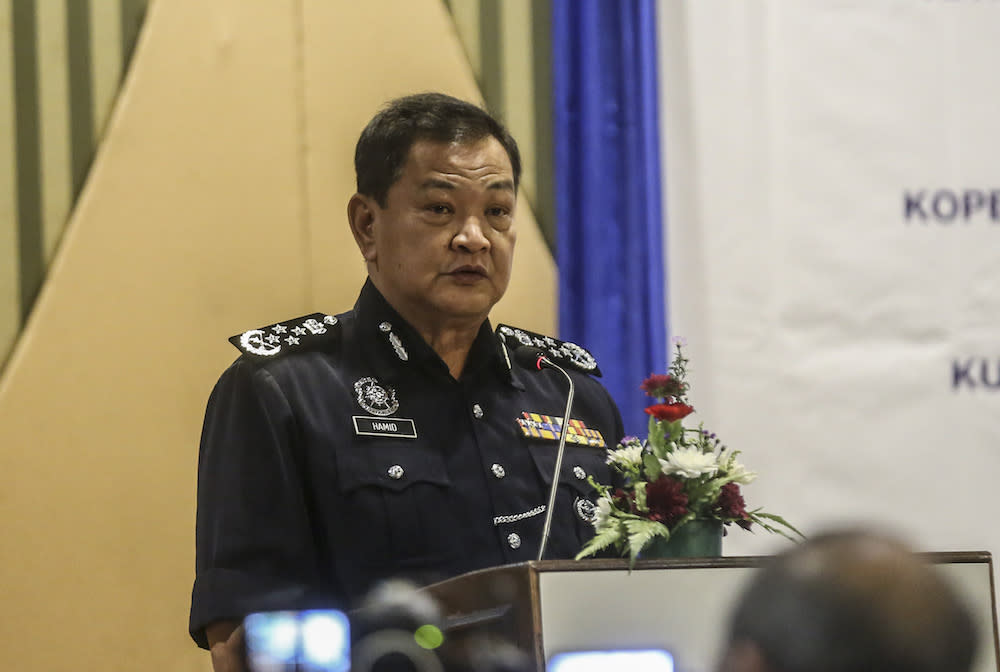 IGP Datuk Seri Abdul Hamid Bador says the investigations into an Indonesian worker’s allegation of being raped by her employer is now in the final stage. — Picture by Firdaus Latif