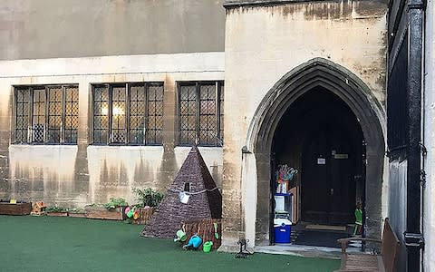 Willcocks Nursery School in London - Credit: Kensington Palace/PA 