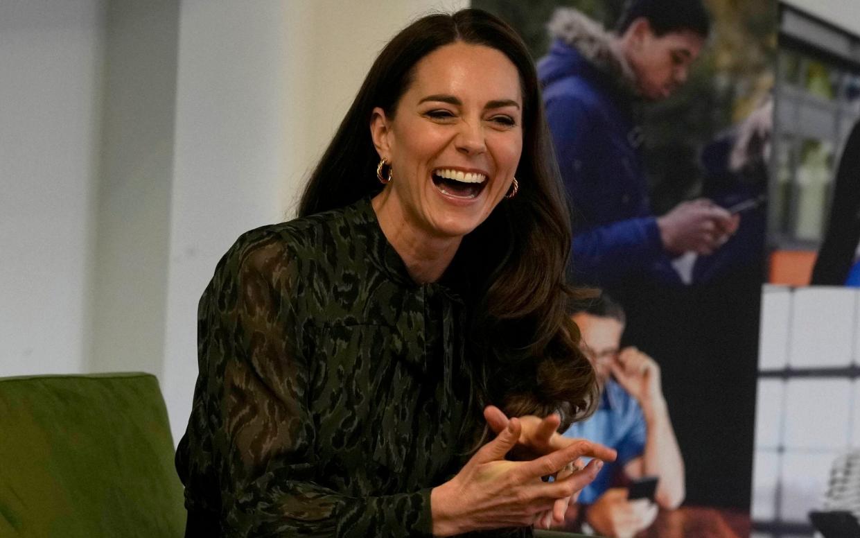 The Duchess of Cambridge wearing Derek Lam 10 Crosby on Wednesday - Alastair Grant