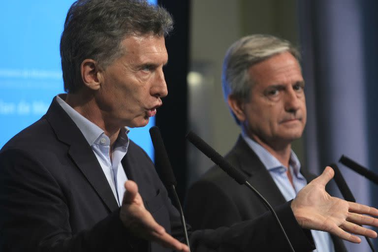 Mauricio Macri y Andrés Ibarra