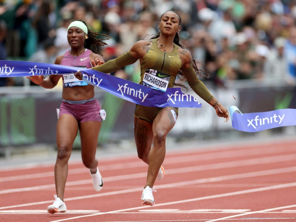 Sha'Carri Richardson läuft locker ins Halbfinale (STEPH CHAMBERS)