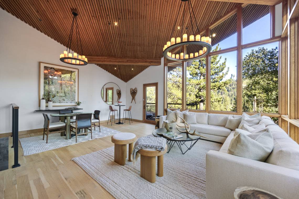 The Sierra ski home spans 3,500 square feet.