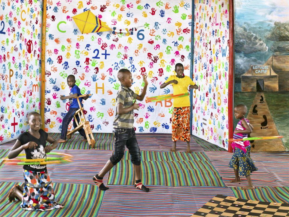 Here, children in Nyarugusu refugee camp show the different ways they play and express themselves in the camp's&nbsp;"Child Friendly Space," known as CFS. For many kids, CFS&nbsp;is an oasis and cocoon of safety where they&nbsp;can socialize with each other.<br /><br />Fifteen-year-old Jacob, center, dreams of becoming a professional dancer. When he realized that he and his family had to&nbsp;flee Burundi, he performed dance routines in his local town market until he earned enough money to pay for his and his grandparents' transport to cross into Tanzania.<br /><br />"I feel good about myself when I dance," said Jacob. "I feel that dancing will help me achieve my goals in life."