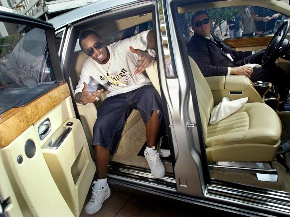 In August 2005, part-time Miami resident Diddy climbed into his Rolls Royce outside the Hotel MTV (Surfcomber Hotel) in Miami Beach.