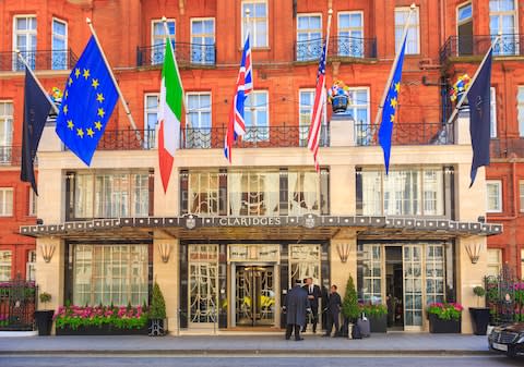 Some London hotels slap an optional 5% service charge on the final bill - Credit: GETTY