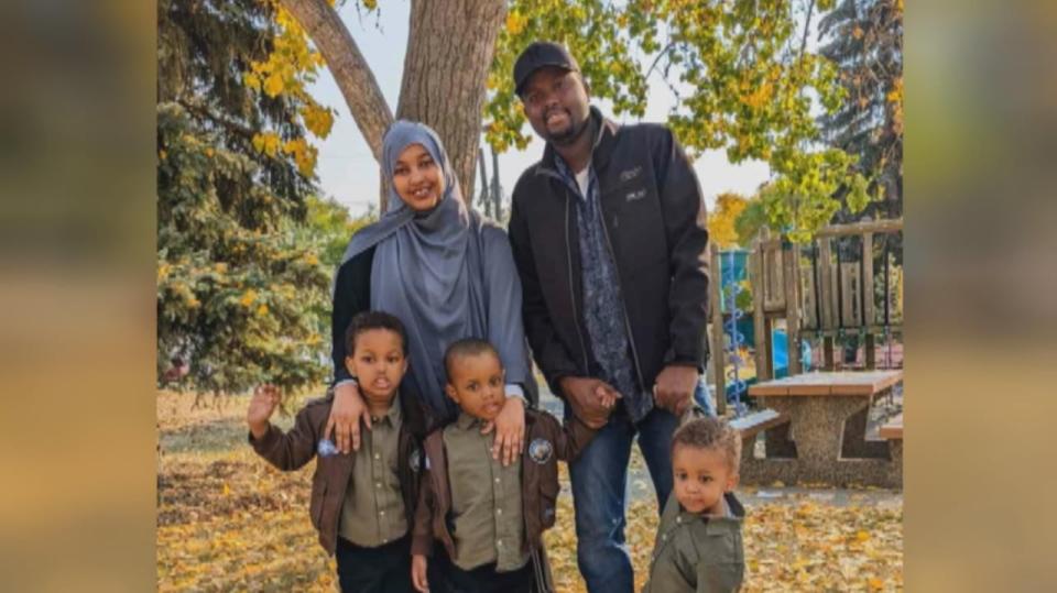 Halima Abdi saw her husband and sons for the first time in three months last week after she went into hiding to avoid deportation.