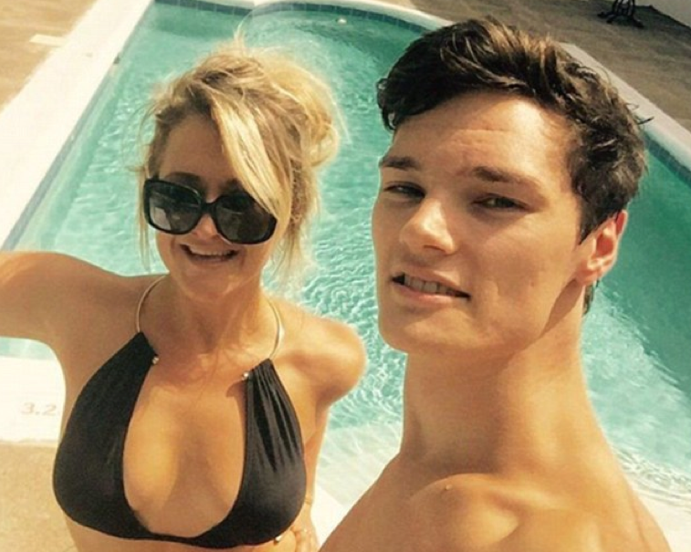 Alex Henderson and girlfriend Robbie Hofmann. Photo: Instagram