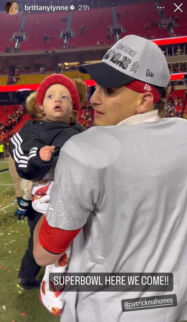 KC's Patrick Mahomes wishes daughter Sterling a happy birthday