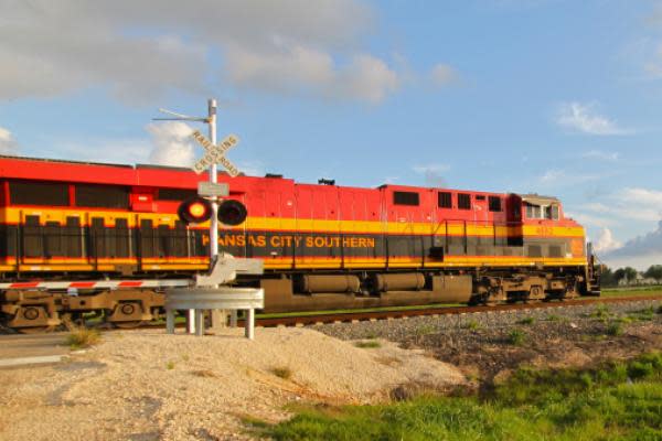 Trains on the Kansas City Southern Railway 