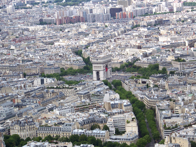 The other prominent landmark from the Eiffel, the Arc de Triomphe which is said to have inspired India Gate in New Delhi. Text from official Eiffel site, and Wikipedia.