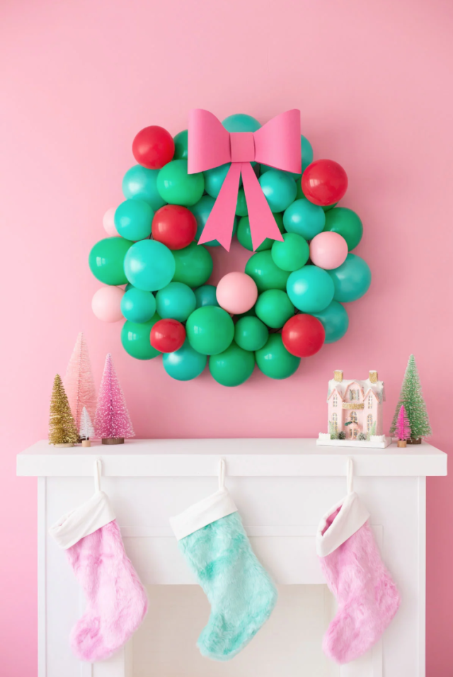 DIY Bead & Pipe Cleaner Christmas Ornaments - Vicky Barone