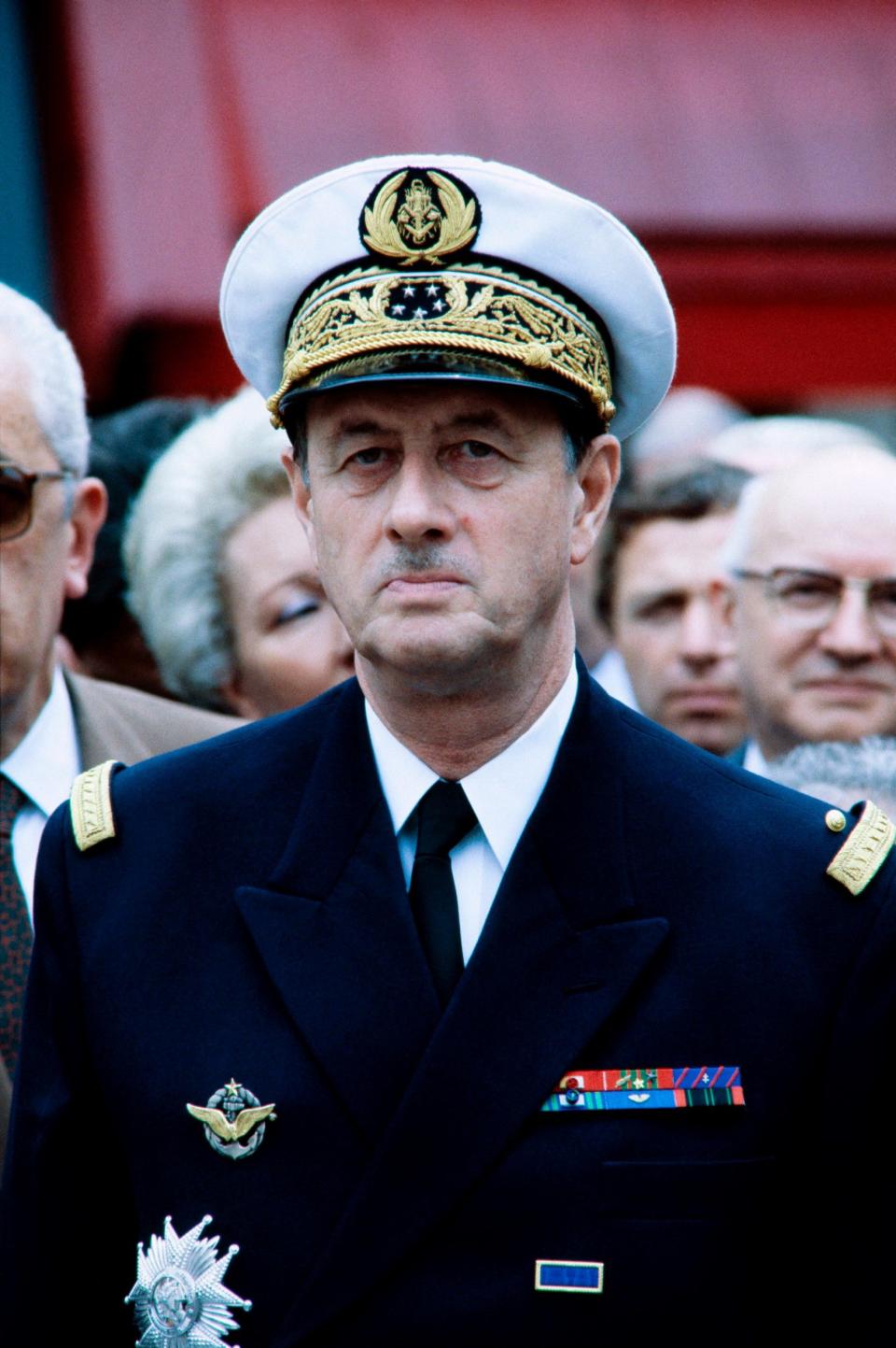 Admiral Philippe de Gaulle in 1982