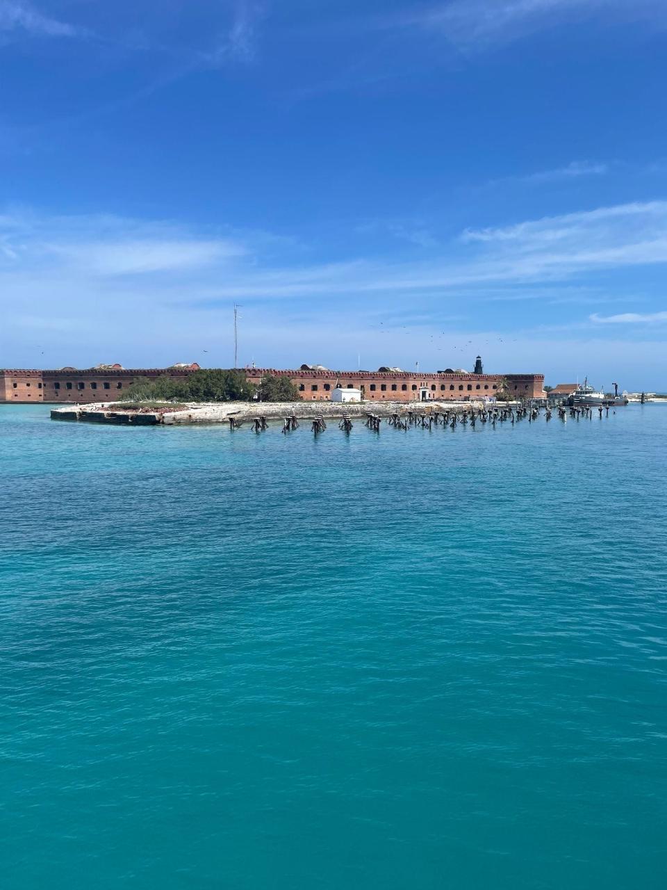 Fort Jefferson at Garden Key in the Dry Tortugas National Park, authorized in 1935 as a National Monument and in 1992 as a National Park.