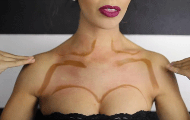 Boob contouring 